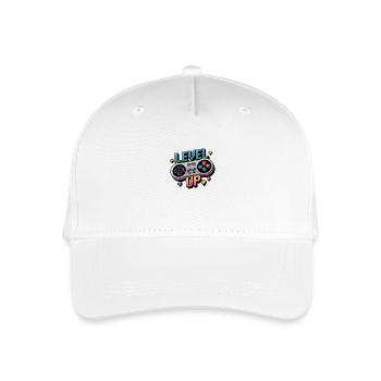 Level Up – Gaming Controller - Organic Kids’ Baseball Cap - white - Front