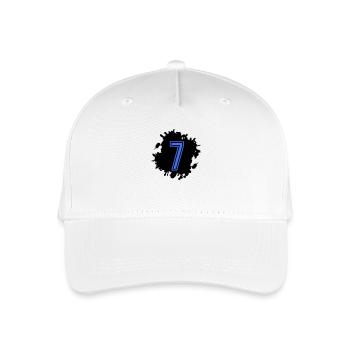 Spot 7 - Organic Kids’ Baseball Cap - white - Front