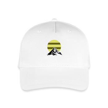 berge gebirge - Kinder Bio Basecap - Weiß - Vorne