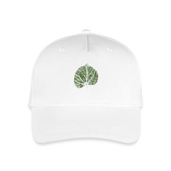 Feuille de tilleul / feuille de tilleul - NATURE & FOREST - Casquette de baseball bio Enfant - blanc - Devant