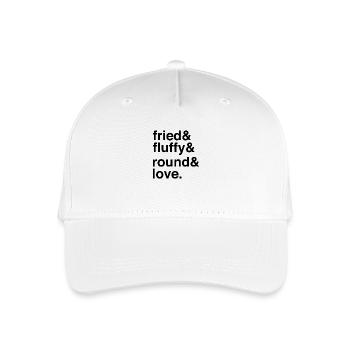 Des friandises frites moelleuses et gourmandes pour les gourmands - Casquette de baseball bio Enfant - blanc - Devant