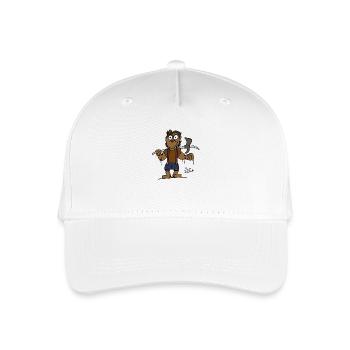 Marionette als Barbar (bunt) - Kinder Bio Basecap - Weiß - Vorne