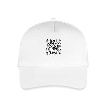 Cute Fantastic Creature - Organic Kids’ Baseball Cap - white - Front