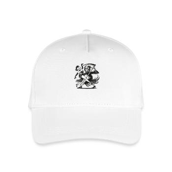 Dancing with the Grim Reaper - Organic Kids’ Baseball Cap - white - Front