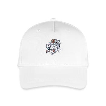 Volleyball Skeletons - Organic Kids’ Baseball Cap - white - Front