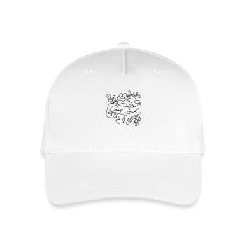 good luck - Organic Kids’ Baseball Cap - white - Front