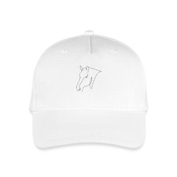 Minimal bangs black - Organic Kids’ Baseball Cap - white - Front