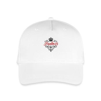 Pslam 23 Bible Verse - Organic Kids’ Baseball Cap - white - Front
