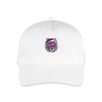 Grinsekatze original - Kinder Bio Basecap - Weiß - Vorne