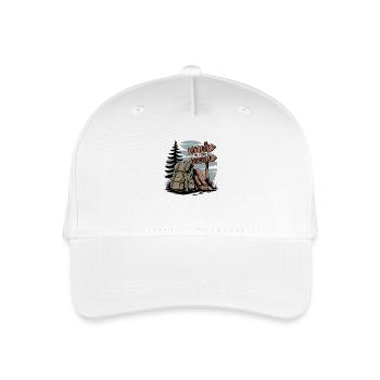 Get Lost to Find Yourself - Outdoor-Motiv - Kinder Bio Basecap - Weiß - Vorne