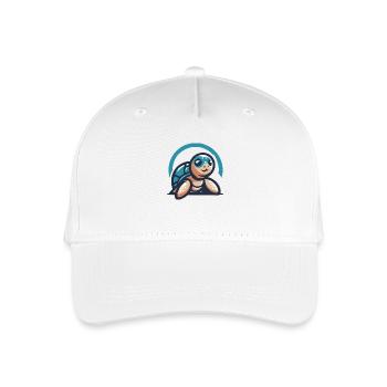 Meeresschildkröte - Kinder Bio Basecap - Weiß - Vorne