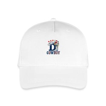 Cowboy Boot - Country - Western Dusty - Organic Kids’ Baseball Cap - white - Front