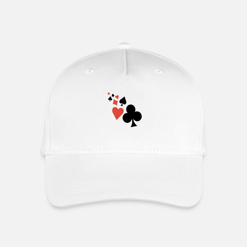 pokers - Organic Kids’ Baseball Cap - white