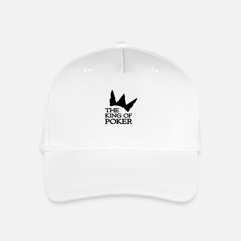 poker - Kinder Bio Basecap - Weiß
