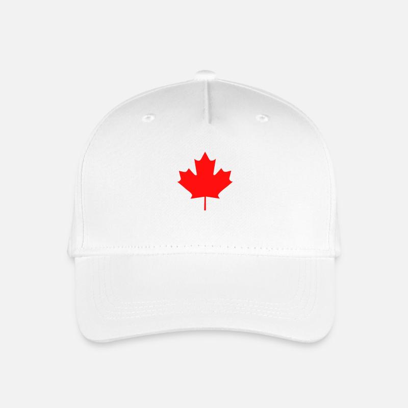 Ahornblatt Kanada - Kinder Bio Basecap - Weiß