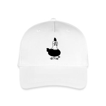 Chicken - Hen - Organic Kids’ Baseball Cap - white - Front