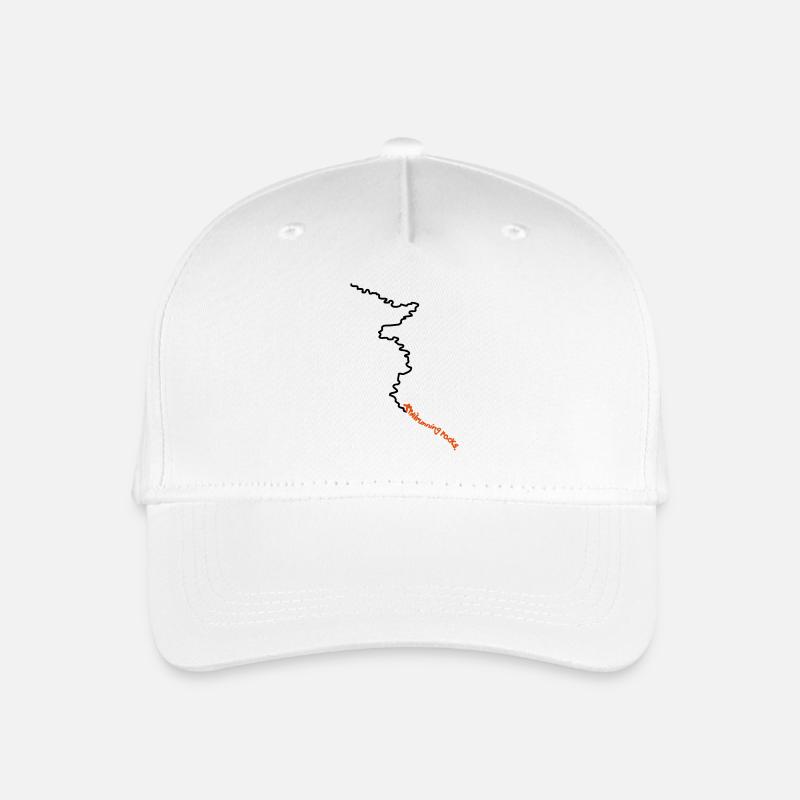 trailrunning rocks - Kinder Bio Basecap - Weiß
