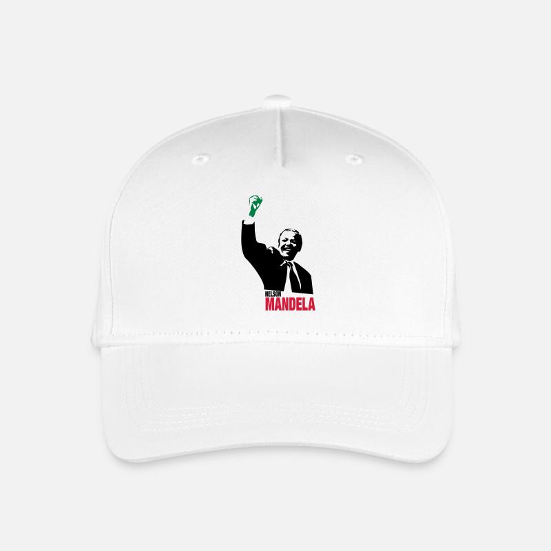 Nelson Mandela - Kinder Bio Basecap - Weiß