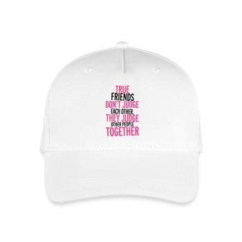True Friends - Organic Kids’ Baseball Cap - white - Front