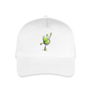 Ballett Frosch - Kinder Bio Basecap - Weiß - Vorne
