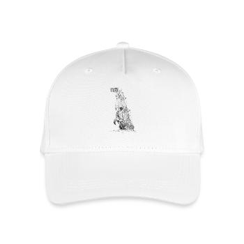 Segelschiff - Kinder Bio Basecap - Weiß - Vorne