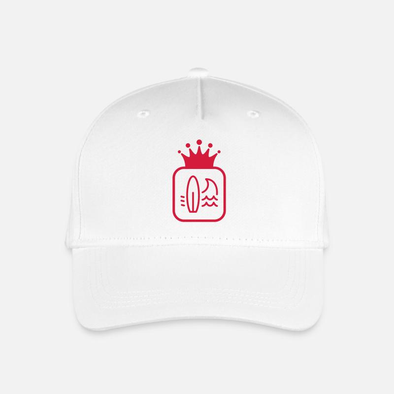 Surfen / Surfer / Surf / Surfing / Strand - Kinder Bio Basecap - Weiß