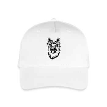 German Shepherd - Organic Kids’ Baseball Cap - white - Front