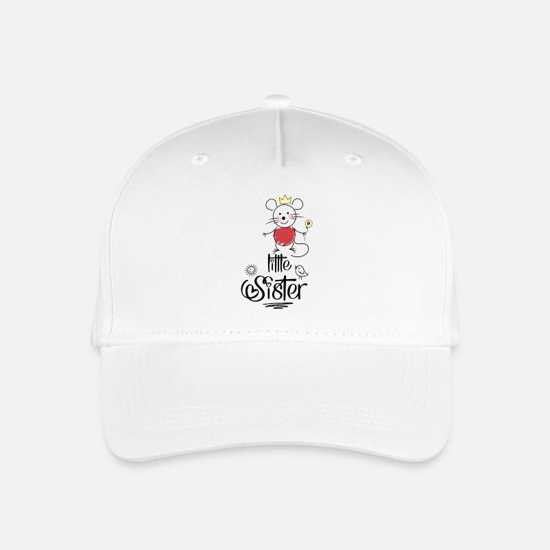 Kleine Schwester - Kinder Bio Basecap - Weiß