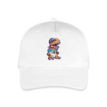 Dino sneakers Streetwear Design - Organic Kids’ Baseball Cap - white - Front
