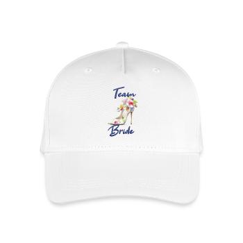 Épouse de l’équipe - Casquette de baseball bio Enfant - blanc - Devant