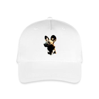 Chien de chasse peint - Casquette de baseball bio Enfant - blanc - Devant