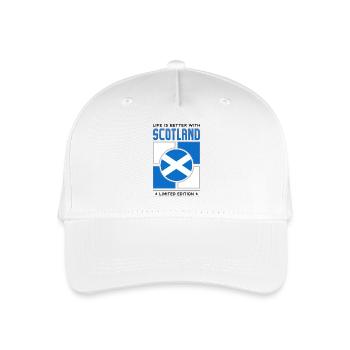 Scotland - Organic Kids’ Baseball Cap - white - Front