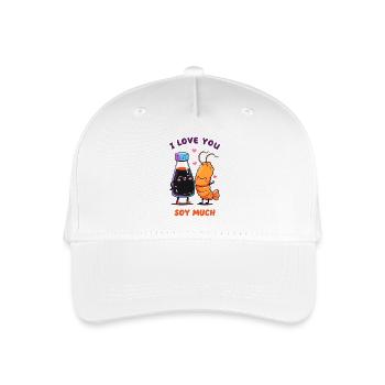 I Love You Soy Much - Kinder Bio Basecap - Weiß - Vorne