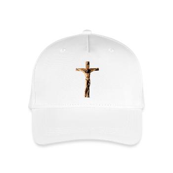 Crucifix - Organic Kids’ Baseball Cap - white - Front