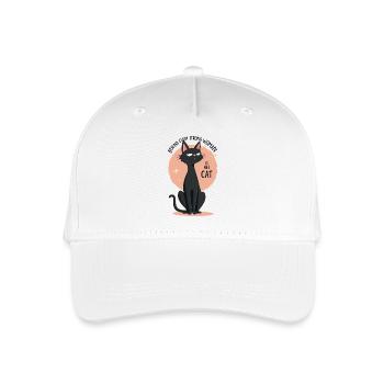 Hinter Strong Woman - Kinder Bio Basecap - Weiß - Vorne