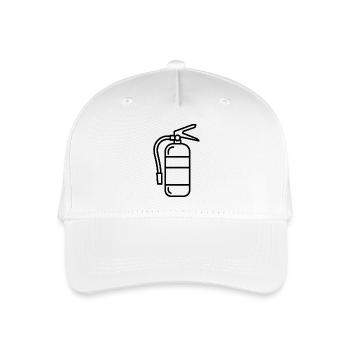 Feuerlöscher - Kinder Bio Basecap - Weiß - Vorne