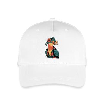 Kolibri Vogel Lustiger Sommer - Kinder Bio Basecap - Weiß - Vorne