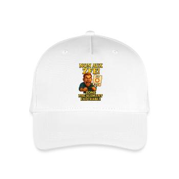 NEIN ZU LEZS! (Zorn) - Kinder Bio Basecap - Weiß - Vorne