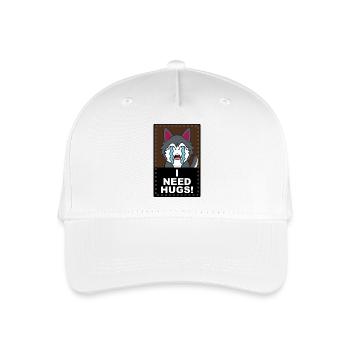 Need Hugs - Organic Kids’ Baseball Cap - white - Front