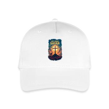 Not Today Satan - Organic Kids’ Baseball Cap - white - Front