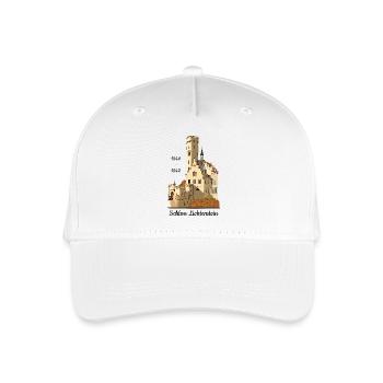 Lichtenstein Castle, hand-drawn. - Organic Kids’ Baseball Cap - white - Front