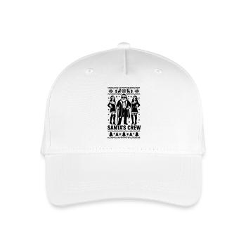 L’équipage du Père Noël proxénète Père Noël - Casquette de baseball bio Enfant - blanc - Devant