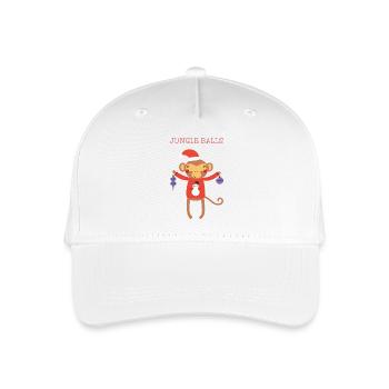 Dschungelbälle - Kinder Bio Basecap - Weiß - Vorne
