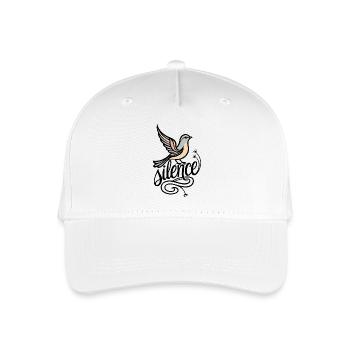 Silence birth - Organic Kids’ Baseball Cap - white - Front