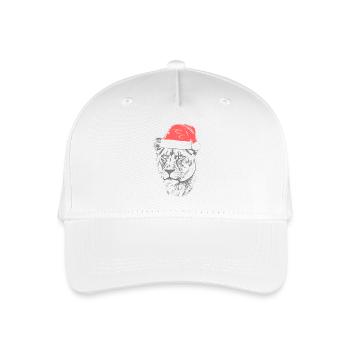 Chapeau de Noël Lionne - Casquette de baseball bio Enfant - blanc - Devant