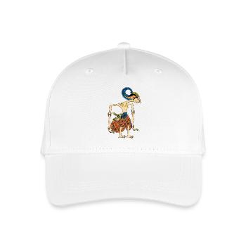 Lebendige Volksvogelgöttin - Kinder Bio Basecap - Weiß - Vorne