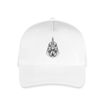 Chicken - Organic Kids’ Baseball Cap - white - Front