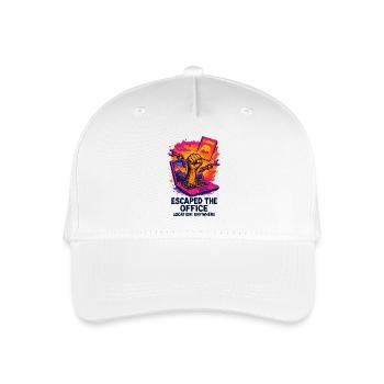 Télétravail - Echappé du bureau  - Casquette de baseball bio Enfant - blanc - Devant