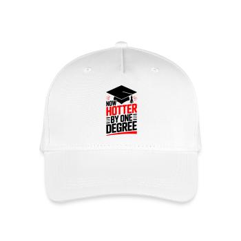 Bachelor Master Doktortitel - Kinder Bio Basecap - Weiß - Vorne
