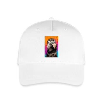 Otter - Kinder Bio Basecap - Weiß - Vorne